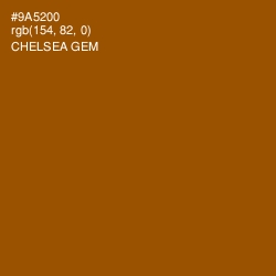 #9A5200 - Chelsea Gem Color Image